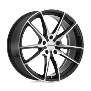 Petrol Wheels – P0A – Black – 17″x8″ 32mm – Summer Wheels – 1780P0A325112B72